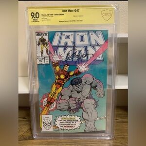 Iron Man # 247 Signed Comic Book
